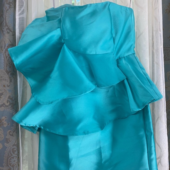 ASOS Exaggerated Ruffle Cocktail Dress - Picture 3 of 7